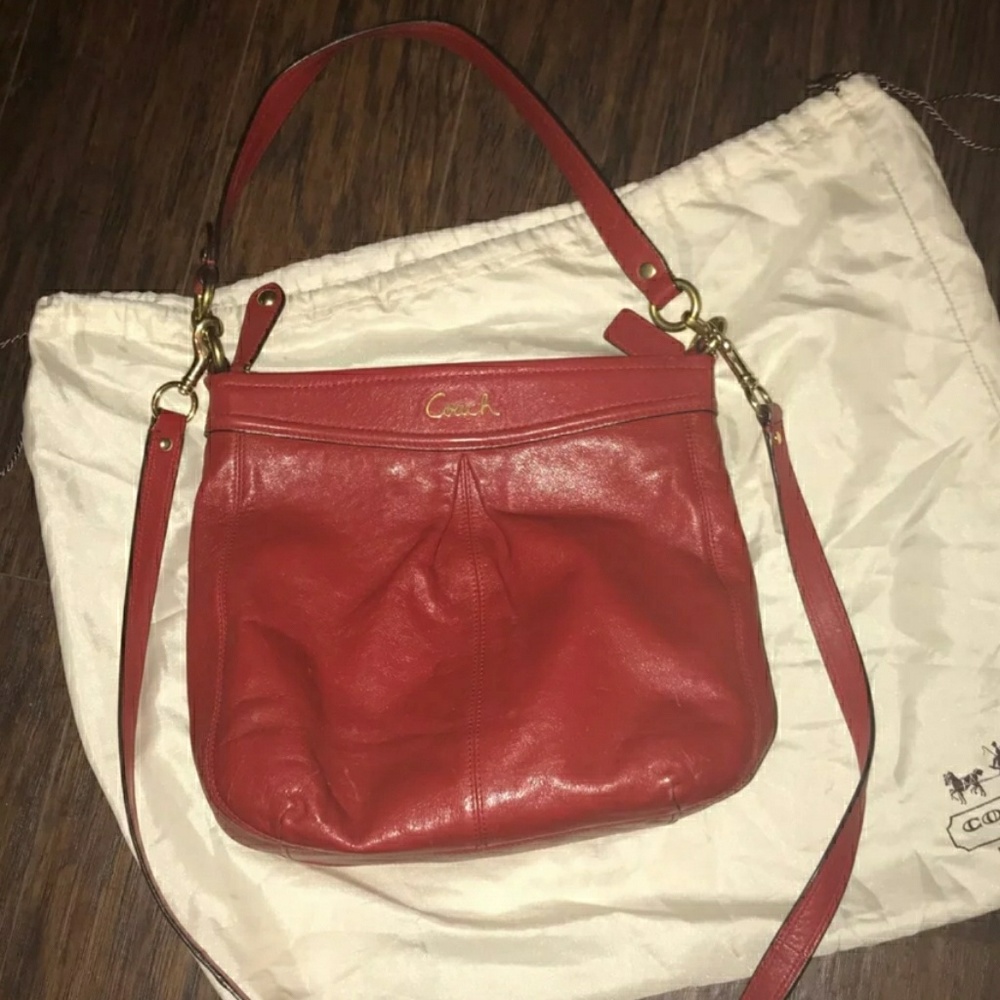 Coach 🍎 red bag